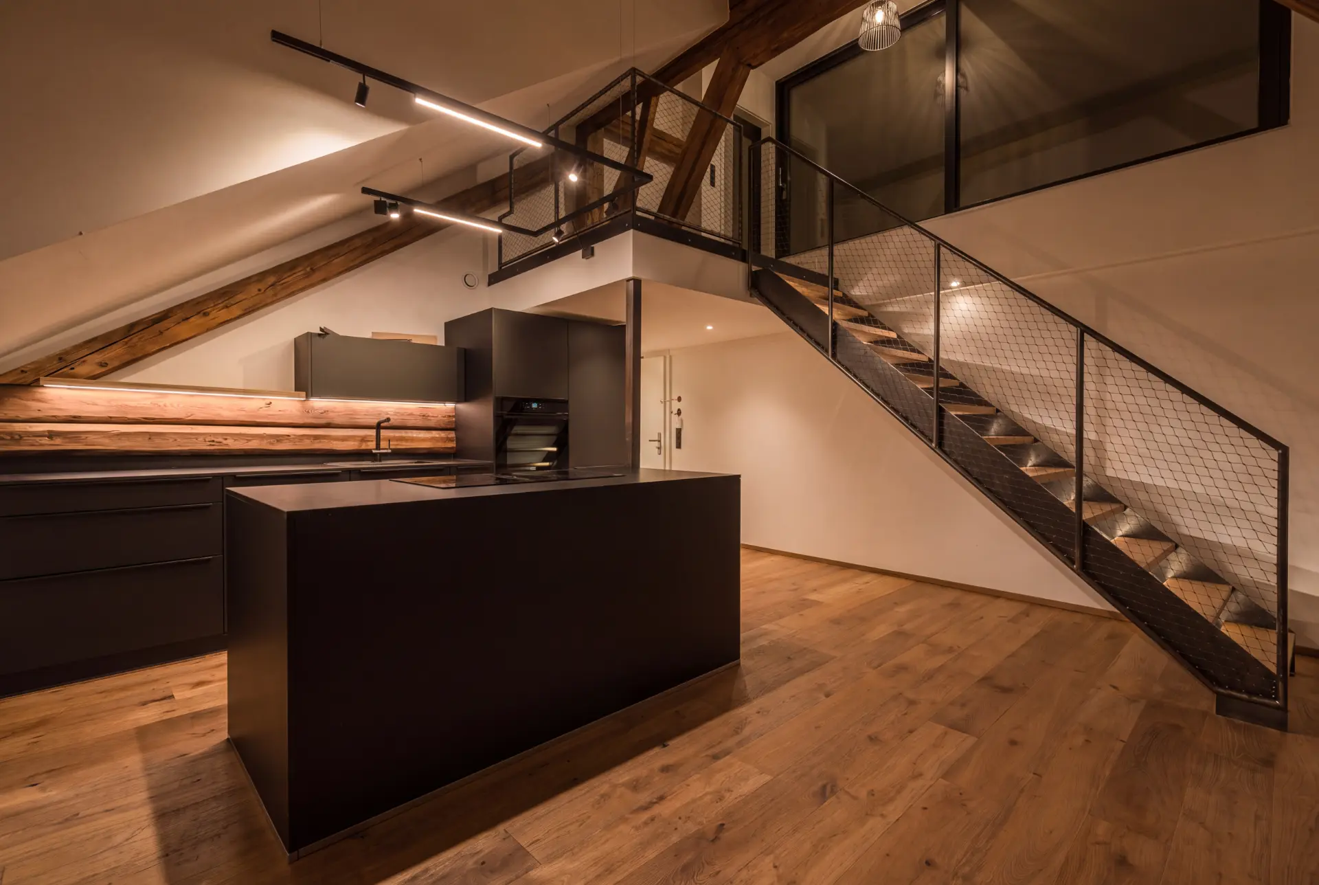 Loft im Palais Tannenberg mit offener Küche